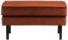 BePureHome Hocker 'Rodeo' Velvet, kleur Roestbruin online kopen
