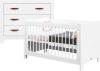 Bopita Lucca 2-Delige Babykamer Bed Commode Wit online kopen