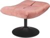 Dutchbone Hocker 'Bar' Velvet, kleur Roze online kopen