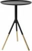 Dutchbone Bijzettafel Side Table Elia Zwart/Brons online kopen