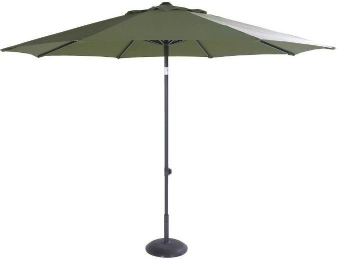 Hartman Sophie push up parasol Ø300 cm mos groen - Meubelmooi.nl