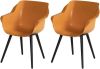 Hartman Sophie Studio Dining Armstoel Indian Orange Set Van 2 online kopen