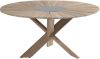 Hartman Provence Crossleg Ronde Teak Tuintafel 150 X 75 Cm Light online kopen