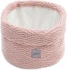 Jollein opbergmand River knit pale pink 14xØ18 online kopen
