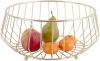 Present Time Koken & Tafelen Fruit basket Linea Kink iron Goudkleurig online kopen