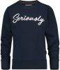 Vingino sweater Novara met tekst donkerblauw online kopen