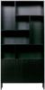 WOOOD Exclusive WOOOD Wandkast 'Gravure' 200 x 100cm, kleur Zwart online kopen