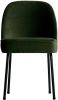 BePureHome Eetkamerstoel 'Vogue' Velvet, kleur Onyx(Groen ) online kopen
