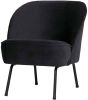 BePureHome Fauteuil 'Vogue' Velvet, kleur Inkt(Blauw ) online kopen