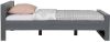 Woood 120x200 Cm Dennis Bed Grenen Steel Grey Geborsteld [Fsc] online kopen