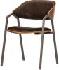 BePureHome Eetkamerstoel 'Clan' Velvet, kleur Bruin online kopen