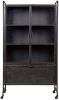 BePureHome Vitrinekast 'Steel Storage' Metaal, kleur zwart online kopen