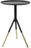 Dutchbone Bijzettafel Side Table Elia Zwart/Brons online kopen