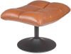 Dutchbone Hocker 'Bar' PU, kleur Vintage Bruin online kopen