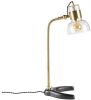 Dutchbone Tafellamp 'Neville' Brass en glas online kopen