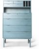 HKliving Wooden Secretaire grijsblauw online kopen