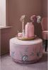Pip Studio Poef 'Fleur' Velvet, 60cm, kleur Roze online kopen