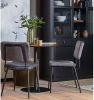 WOOOD Exclusive WOOOD Eetkamerstoel 'Kaat' Velvet, kleur Antraciet online kopen