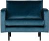 BePureHome Fauteuil 'Rodeo' Velvet, kleur Blauw online kopen