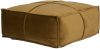 BePureHome Poef 'Rodeo' Velvet, 60cm, kleur Honey(Geel ) online kopen