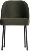 BePureHome Eetkamerstoel 'Vogue' Velvet, kleur Onyx(Groen ) online kopen