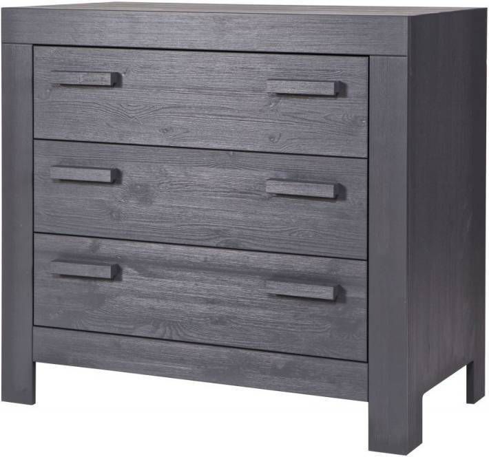 leider effect Garderobe Woood New Life Commode Grenen Geborsteld Steel Grey [Fsc] - Meubelmooi.nl