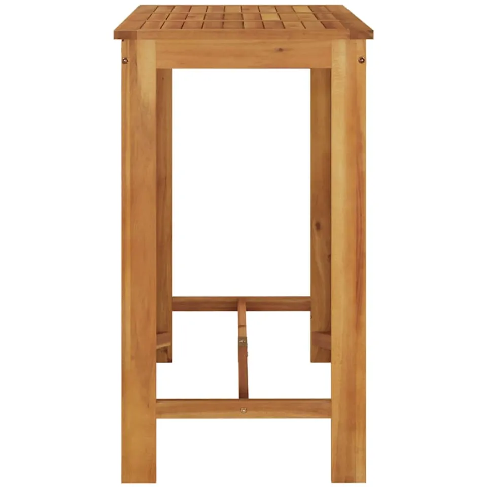 vidaXL Tuinbartafel 120x60x105 cm massief acaciahout bruin, foto 4