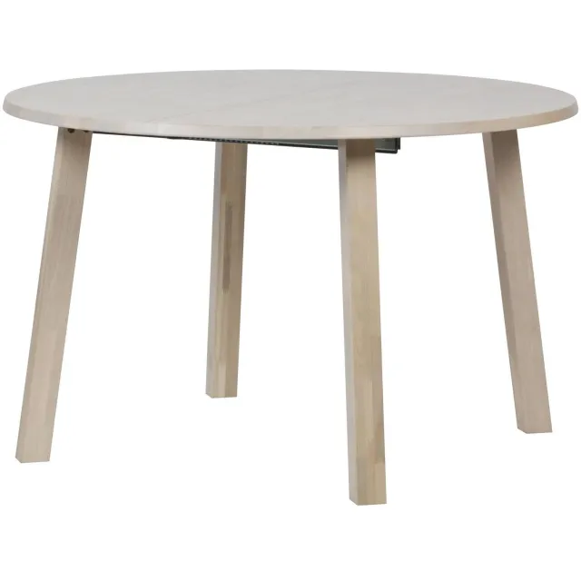 WOOOD Janne Uitschuifbare Eettafel Rond 120Ø cm - Eiken - Dakargrau sydney
