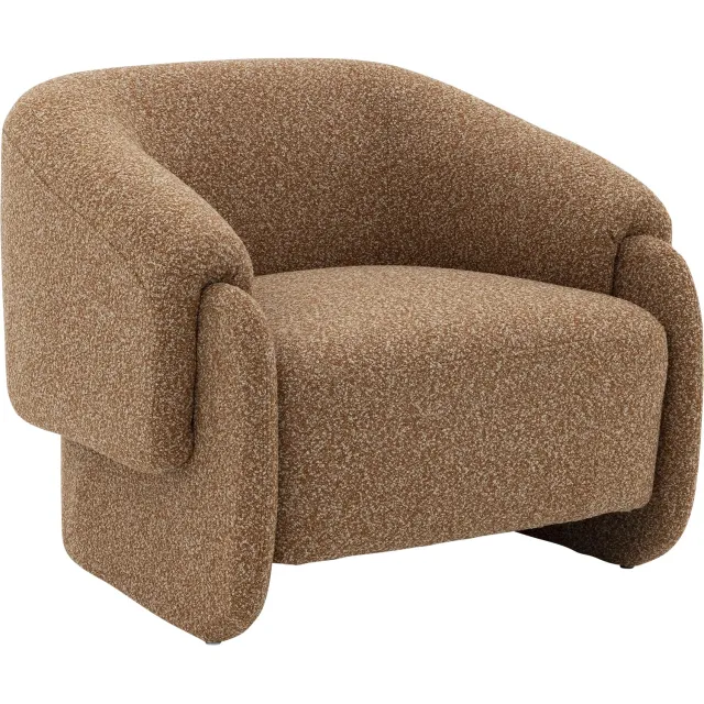 Goossens Fauteuil Uber - Stof - Rood - Met Armleuning
