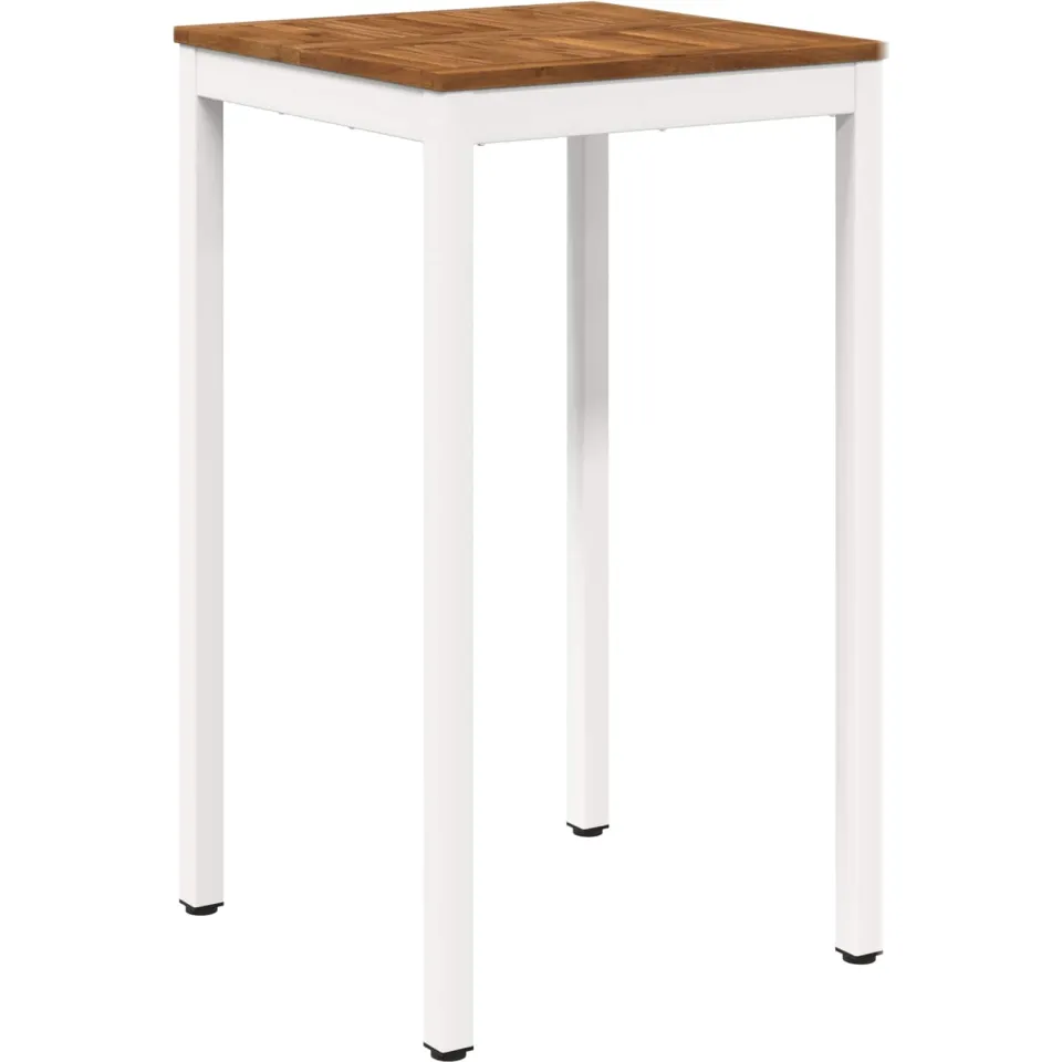 vidaXL Tuinbar Tafel NAARDEN Natuurlijk en Wit 60 x 60,5 x 105 cm, foto 3