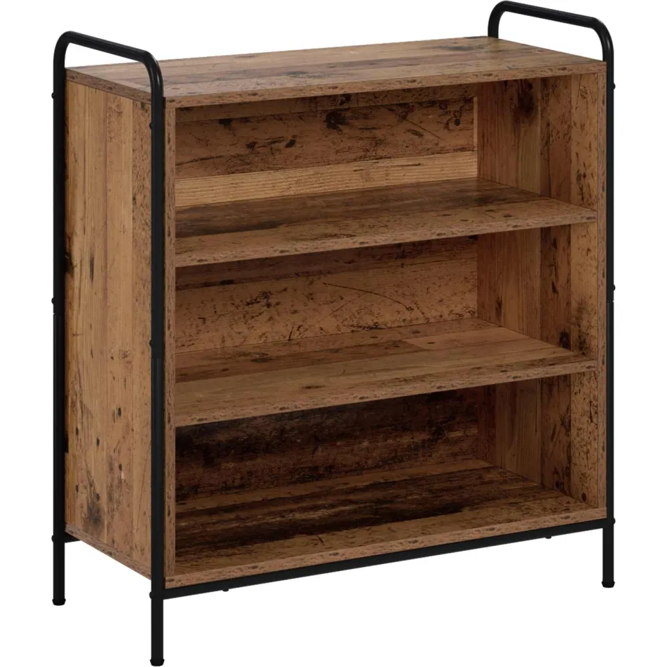 vidaXL Dressoir Oud hout 97 x 33 x 81 cm Bewerkt hout bruin, foto 3