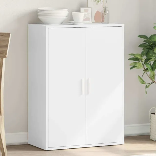 vidaXL Dressoir 60x31x84 cm bewerkt hout wit, foto 2