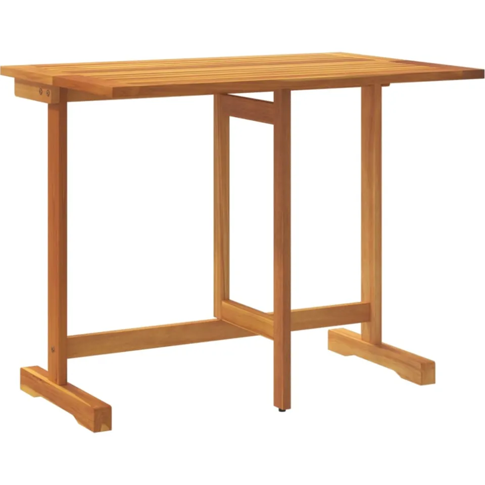 vidaXL Balkontafel inklapbaar 90x60x72 cm massief acaciahout Bruin