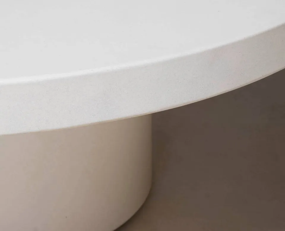 Giga Meubel Salontafel Eden - Beige Composiet - 90x90x30cm, foto 4