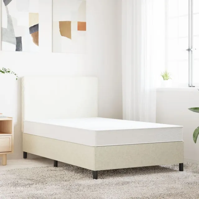 vidaXL Binnenveringmatras middelhard 100x200 cm Wit