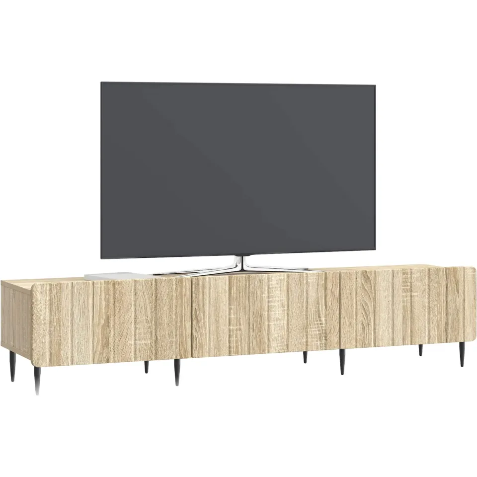vidaXL TV-kast 147 x 34,5 x 32 cm Sonoma Eiken Bewerkt hout