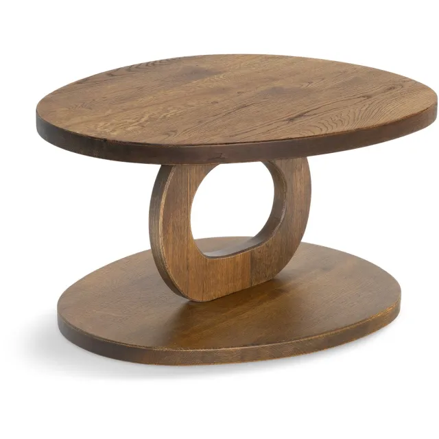 Spinder Design Spinder x Eva van de Ven - TONDA Salontafel - Massief Eikenhout - Walnoot