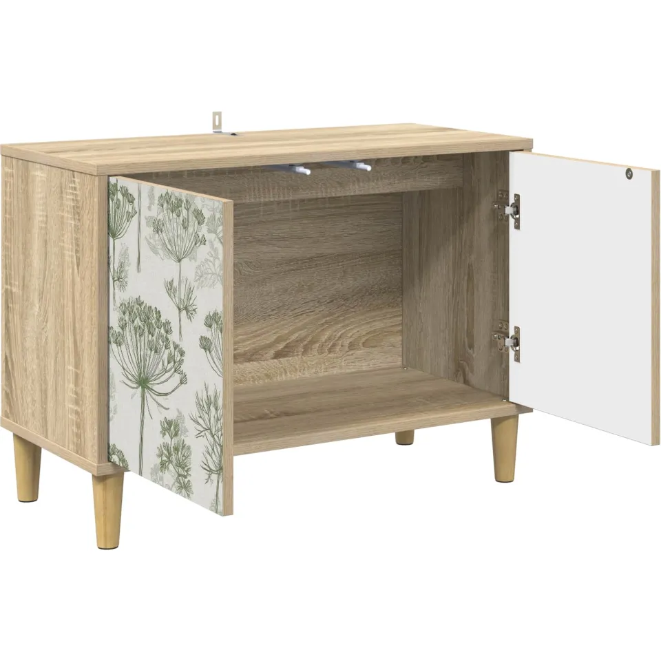 vidaXL Tv-meubel GOTHA 69 x 33 x 50 cm Sonoma Bewerkt hout Bruin