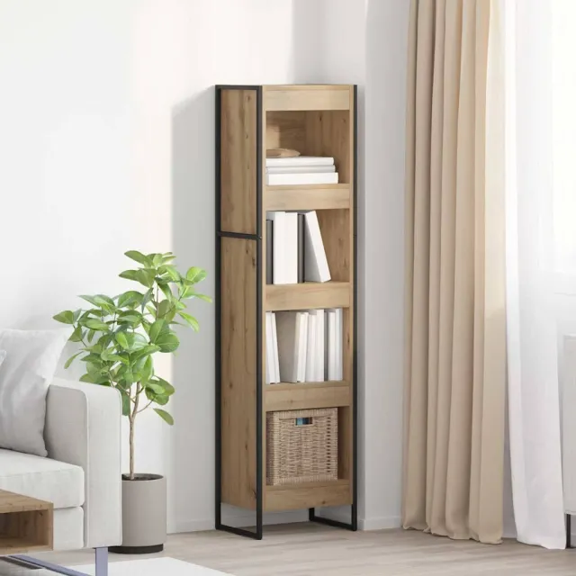 vidaXL Boekenkast 40 x 30 x 155 cm Bewerkt hout Ambachtelijk eiken, foto 2