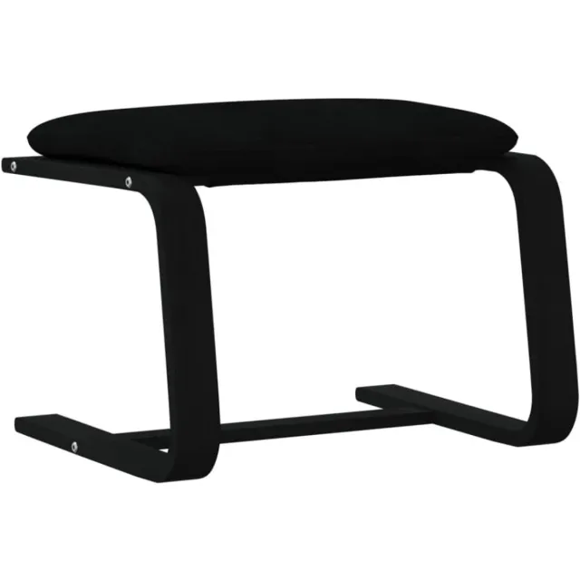 Florixa® Voetenbankje of poef - Voetenbankje - Poef - Hockers en poefen - Zwart - 41cm x 51cm x 40 cm