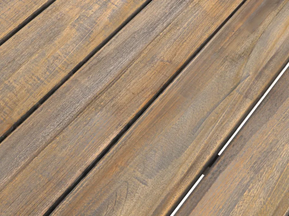 ROUGH Furniture ROUGH-X dining tuintafel 400x100x76cm bruin, foto 5