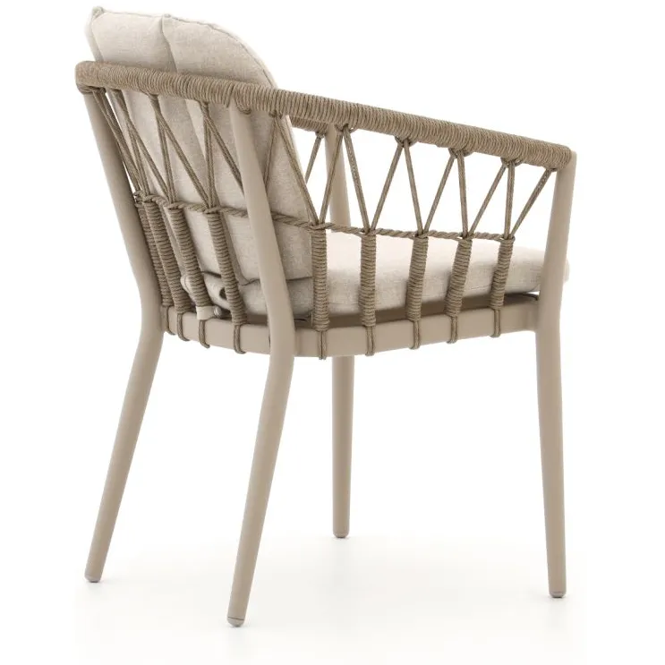 Tierra Outdoor SantaFe/Oblong 220cm dining tuinset 7-delig taupe, foto 5