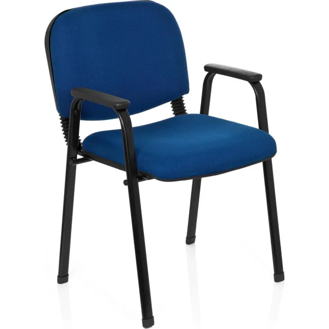 hjh office XT 650 - Bureaustoel - Bezoekerstoel/vergaderstoel - Blauw