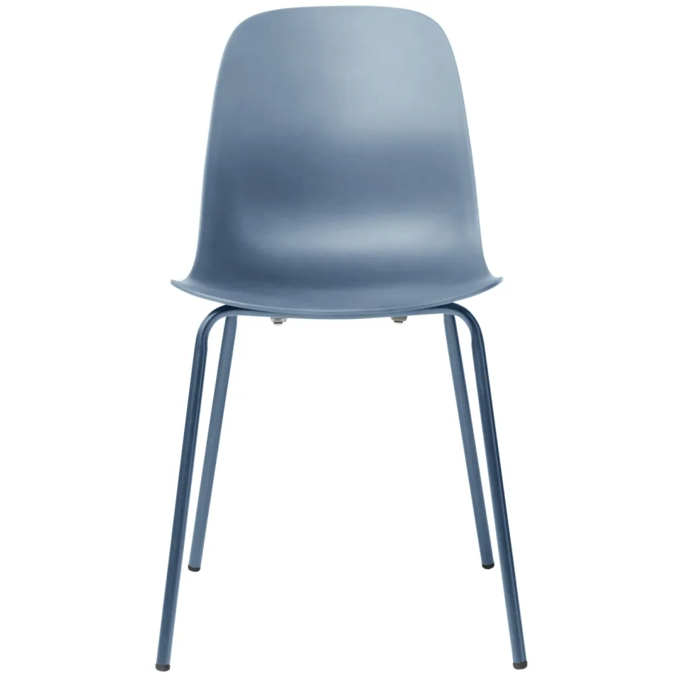 Lisomme Suus kunststof eetkamerstoel blauw, foto 4