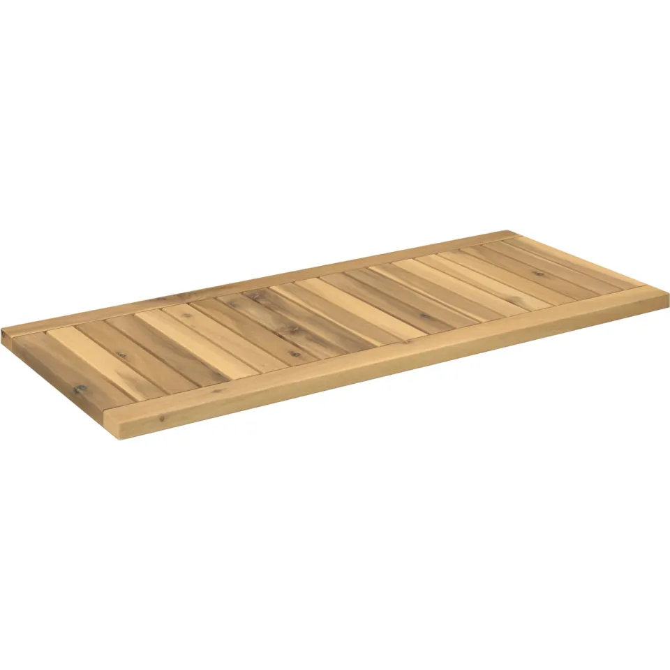 vidaXL Tafelblad 80,5 x 35 x 2 cm Rechthoekig Massief Acaciahout Bruin