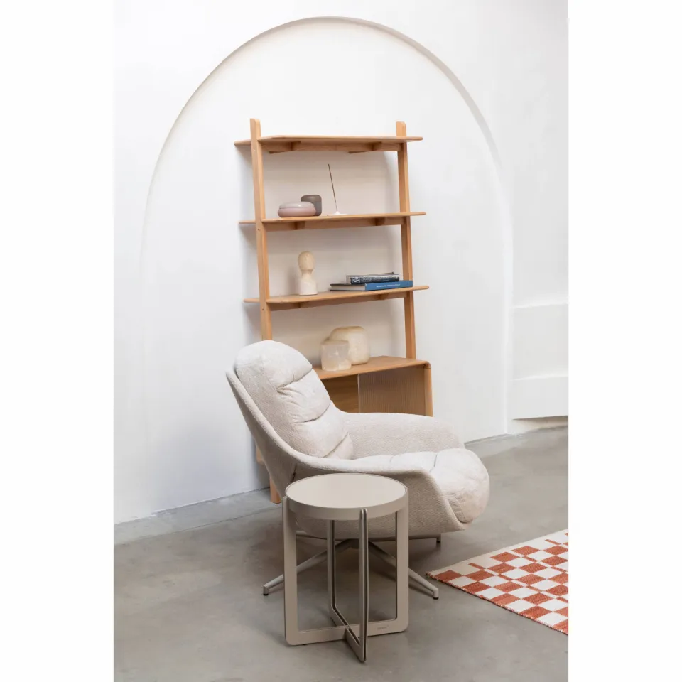 Zuiver loungestoel/fauteuil Philly naturel, foto 4
