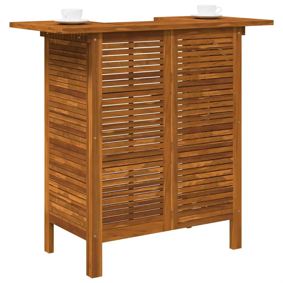 vidaXL Bartafel 110x50x105 cm massief acaciahout Bruin