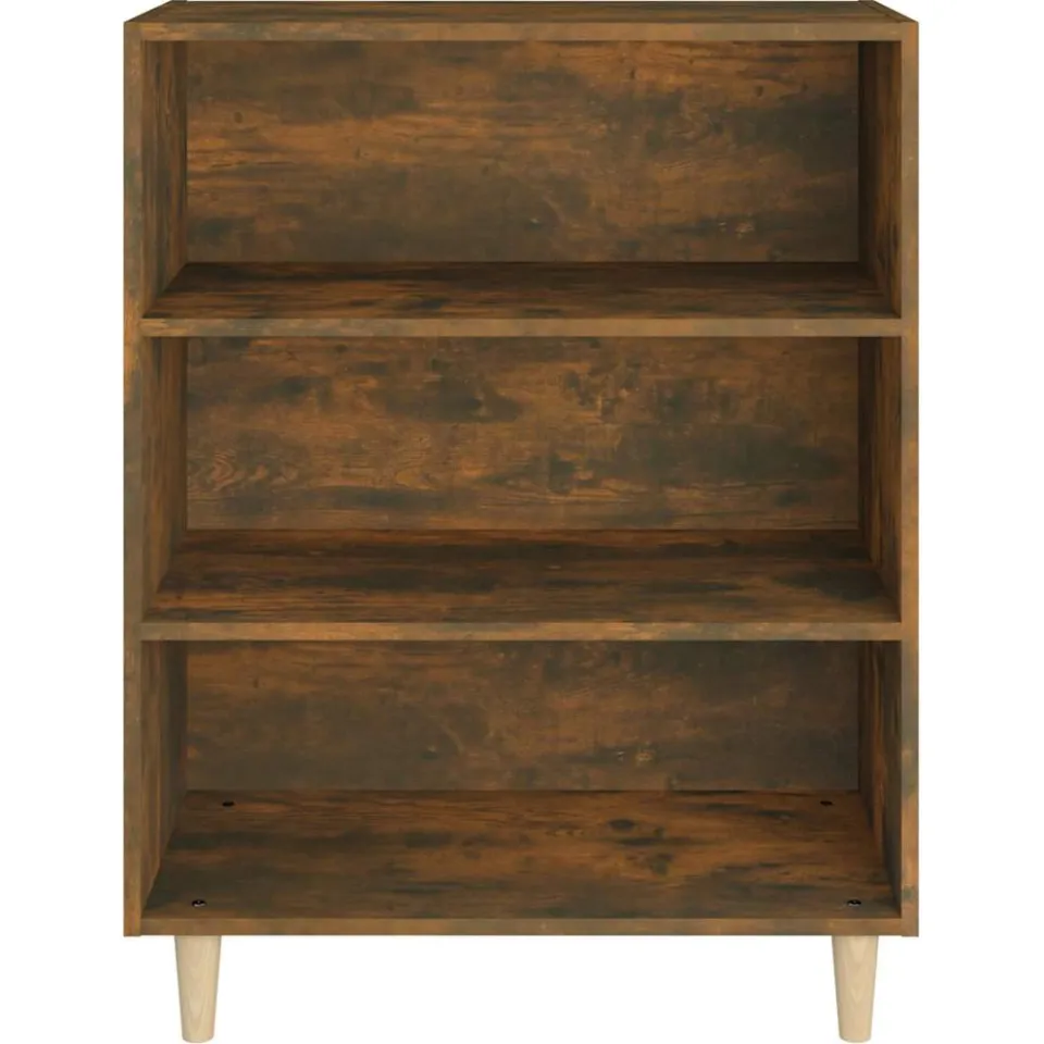 vidaXL Dressoir 69,5x32,5x90 cm bewerkt hout gerookt eikenkleurig, foto 4