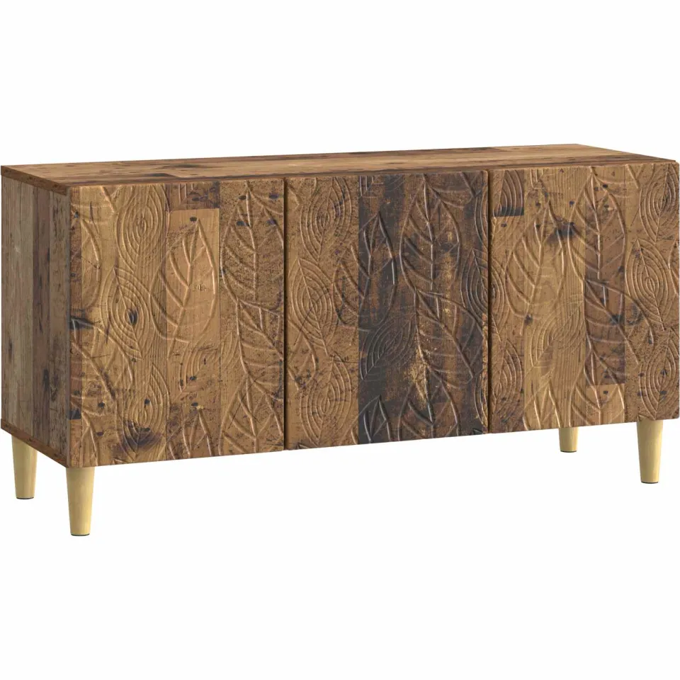 vidaXL TV-kast 99 x 34,5 x 50 cm Oud hout Bewerkt hout Bruin