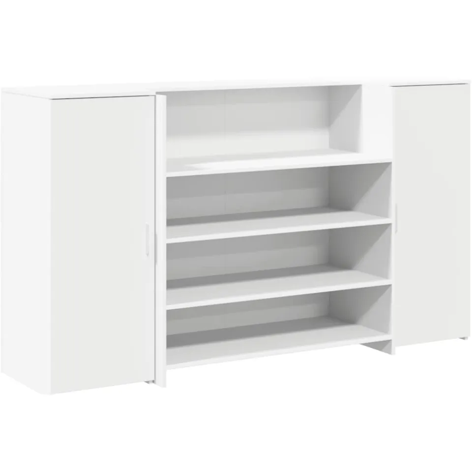 vidaXL Receptiebalie Wit 180x50x103,5 cm Bewerkt Hout, foto 3